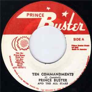 Prince Buster And The All Stars - Ten Commandments / Drunkard Psalms Mp3