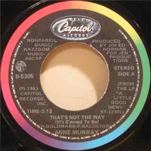 Anne Murray - That's Not The Way (It's S'Posed To Be) Mp3