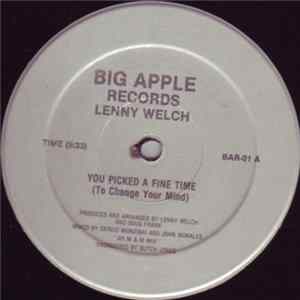 Lenny Welch - You Picked A Fine Time (To Change Your Mind) Mp3