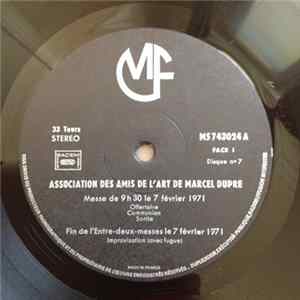 Marcel Dupré - Improvisations - AAAMD n°7 Mp3