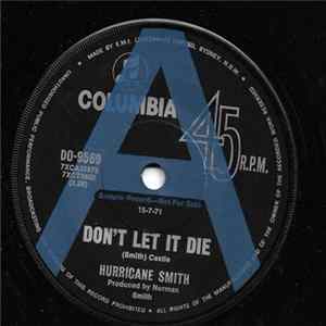 Hurricane Smith - Don't Let It Die Mp3