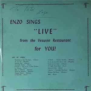 Enzo - Enzo Sings "Live" from the Vesuvio Restaurant for You! Mp3