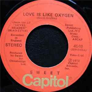 Sweet - Love Is Like Oxygen / Cover Girl Mp3