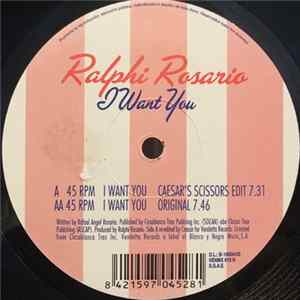 Ralphi Rosario - I Want You Mp3