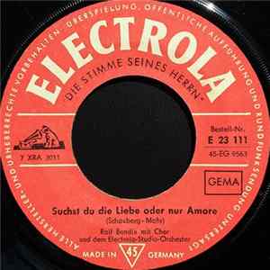 Ralf Bendix - Suchst Du Die Liebe Oder Nur Amore Mp3