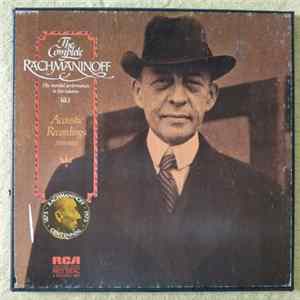 Sergei Vasilyevich Rachmaninoff - Vol.1 - Acoustic Recordings (1919-1924) Mp3