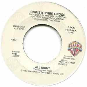 Christopher Cross - All Right / No Time For Talk Mp3
