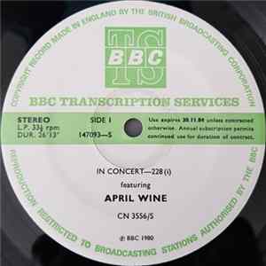 April Wine - In Concert-228 Mp3