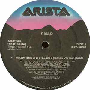 Snap - Mary Had A Little Boy Mp3