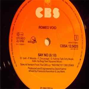 Romeo Void - Say No Mp3