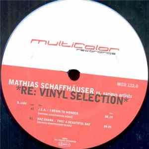 Mathias Schaffhäuser vs. Various - RE: Vinyl Selection Mp3