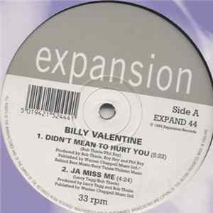 Billy Valentine - Didn't Mean To Hurt You EP Mp3