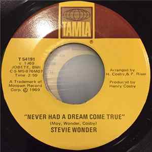 Stevie Wonder - Never Had A Dream Come True Mp3