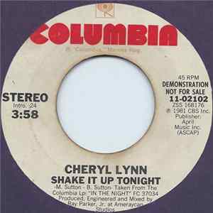 Cheryl Lynn - Shake It Up Tonight Mp3