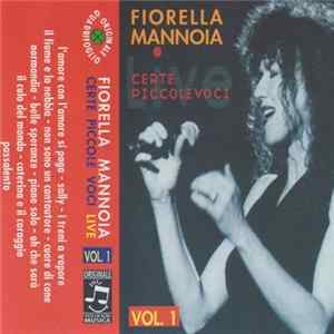 Fiorella Mannoia - Certe Piccole Voci Live Vol.1 Mp3