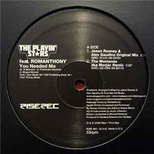 The Playin' Stars Feat. Romanthony - You Needed Me Mp3