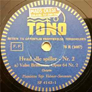 Pianisten Sejr Volmer-Sørensen - Hvad Alle Spiller - Nr. 2 Mp3
