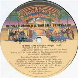 Donna Summer & Barbra Streisand - No More Tears (Enough Is Enough) Mp3
