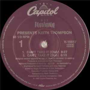 Keith Thompson - Can't Take It Mp3