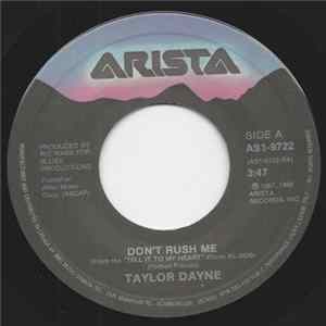 Taylor Dayne - Don't Rush Me Mp3