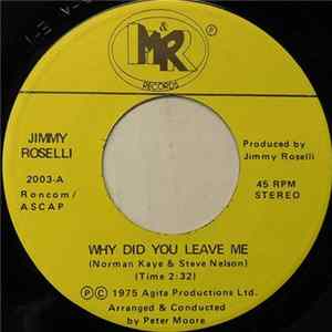 Jimmy Roselli - Why Did You Leave Me Mp3