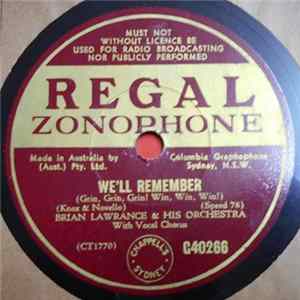 Brian Lawrance & His Orchestra - We'll Remember / Hands Across The Sea Mp3