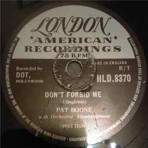 Pat Boone - Don't Forbid Me / Anastasia Mp3