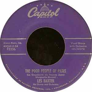 Les Baxter His Chorus And Orchestra - The Poor People Of Paris (La Goualante Du Pauvre Jean) / Theme From "Helen Of Troy" Mp3