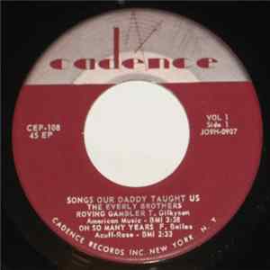 Everly Brothers - Songs Our Daddy Taught Us Vol. 1 Mp3