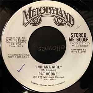 Pat Boone - Indiana Girl Mp3