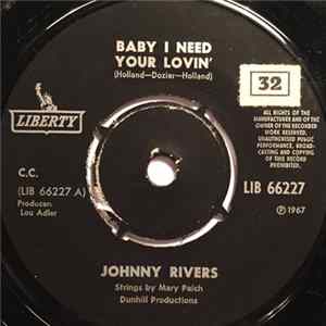 Johnny Rivers - Baby I Need Your Loving Mp3