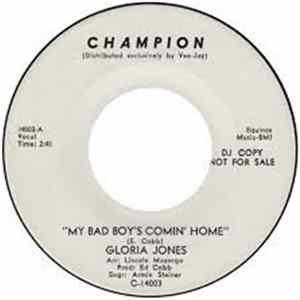 Gloria Jones - My Bad Boy's Comin' Home / Tainted Love Mp3