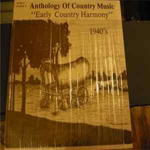 Various - Early Country Harmony 1940's Volume 2 Mp3