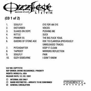 Various - Ozzfest Stage Two - Live Mp3