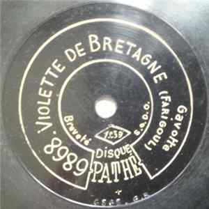 Unknown Artist / Orchestre Pathé - Violette De Bretagne / Violettes Mp3