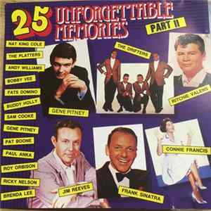 Various - 25 Unforgettable Memories Part 2 Mp3