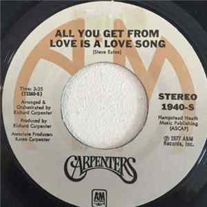 Carpenters - All You Get From Love Is A Love Song Mp3