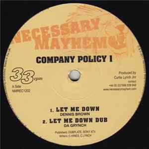 Dennis Brown / Brinsley Forde / Da Grynch - Company Policy 1 Mp3