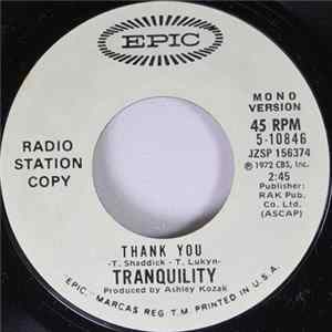 Tranquility - Thank You Mp3