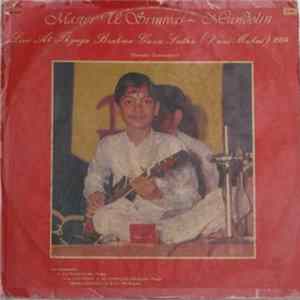 Master U. Srinivas - Live At The Thyaga Brahma Gana Sabha (Vani Mahal) 1984 Mp3