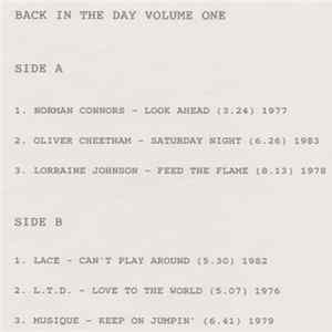 Various - Back In The Day Volume One Mp3