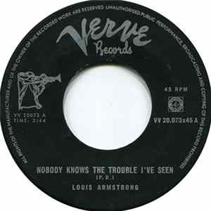 Louis Armstrong - Nobody Knows The Trouble I've Seen Mp3