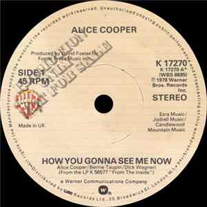 Alice Cooper - How You Gonna See Me Now Mp3