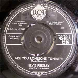 Elvis Presley With The Jordanaires - Are You Lonesome Tonight? Mp3