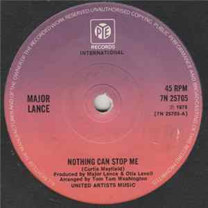 Major Lance - Nothing Can Stop Me Mp3