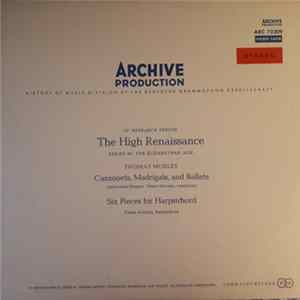 Thomas Morley - The Ambrosian Singers, Valda Aveling - Canzonets, Madrigals, And Ballets / Six Pieces For Harpsichord Mp3