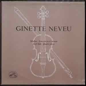 Ginette Neveu, Walter Susskind, Jean Sibelius, Josef Suk - Sibelius : Concerto en ré mineur / Suk : Quatre pièces Mp3