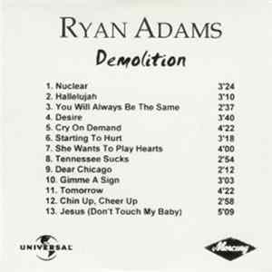 Ryan Adams - Demolition Mp3