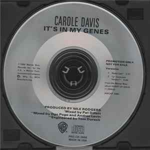 Carole Davis - It's In My Genes Mp3