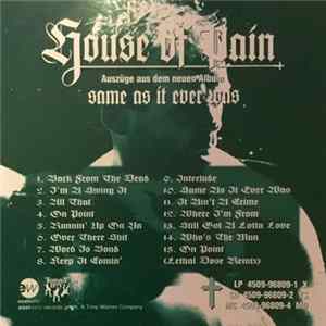 House Of Pain - Same As It Ever Was Mp3